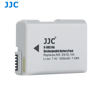 JJC B-ENEL14A 7.4V 1000mAh 7.4Wh Rechargeable Battery (Replaces Nikon EN-EL14A)