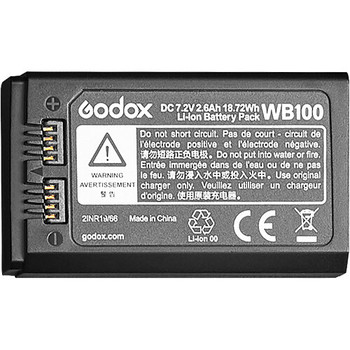 Godox WB100 7.2V  2600mAh Li-ion Rechargeable Battery for AD100Pro / V1 / V860III