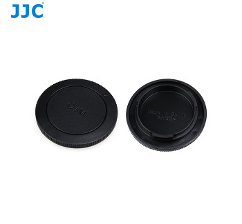 JJC L-R15 Body Cap & Rear Lens Cap for Canon EOS-M Camera / EF-M Lens (Replaces Canon R-F-4 / EB Lens Dust Cap )