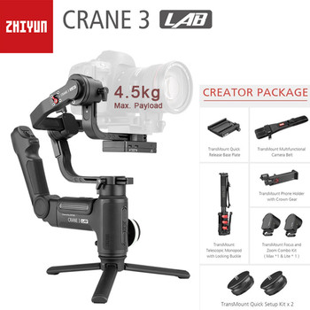 Zhiyun Crane 3 Lab 3-Axis Gimbal Creator Package Kit