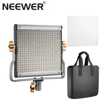 Neewer 480 29W Bi-Color Flat Panel LED Video Light with U Bracket (3200K-5600K)