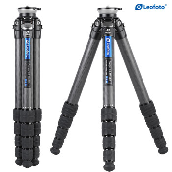 Leofoto LS-365CEX Ranger Series Carbon Fibre 5-section Tripod with Leveling Base ( Max Load 15kg, Twist Lock ,Tilt Range 15° )