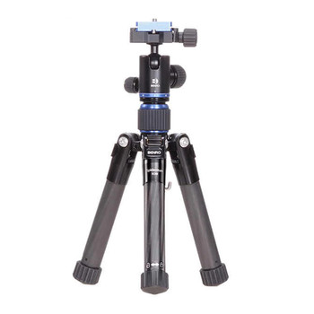 Benro SC08 Carbon Fiber Mini 4-section Tripod with B00G Ball Head (Max Load 5kg)