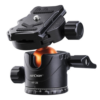 K&F Concept KF-28V1 Ball Head with 360 Degree Panoramic Base