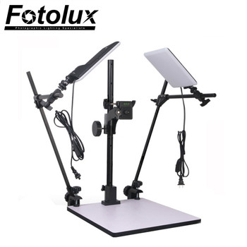 Fotolux QH-L081LED Flat Lay Shooting Table with 2x 18W LED Light Panel (5600K)