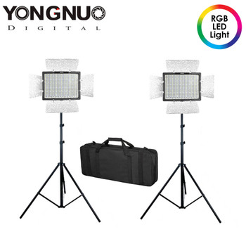 Yongnuo 2x YN300IV 18Ws RGB Colourful LED Lighting Kit