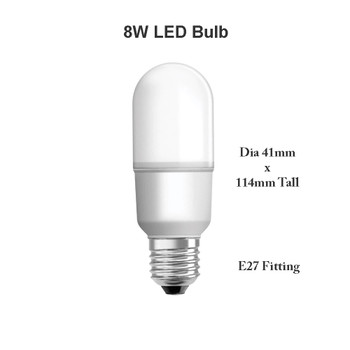 Osram 3x E27 8W  LED Bulb ( Modelling lamp ) for Studio Flash