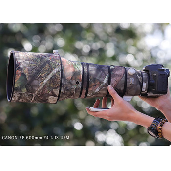 Fotolux Camouflage Lens Coat for Canon RF 600mm F4 L IS USM Lens