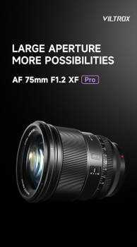 Viltrox AF 75mm F1.2 XF Pro Large Aperture Prime Lens for Fujifilm X-mount camera