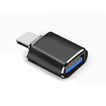 Fotolux Lightning Male USB 3.0 to USB-A Female OTG Converter for Charging Data Sync