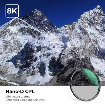 K&F Concept 55mm MC CPL Nano-D Circular Polarizer Filter