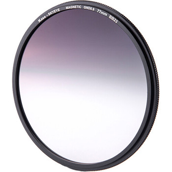 Kase 77mm Skyeye Magnetic Soft GND8 (0.9) 3-Stop Graduated Neutral Density Filter + Adapter Ring