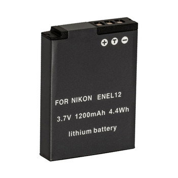 Inca 780202 3.7V 1200mAh 4.4Wh Rechargeable Li-ion Battery (Replaces Nikon EN-EL12) 