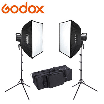 Godox 2x LA200D 2x200W AC Power Compact LED Lighting Kit