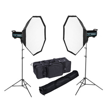 Godox 2x QS1200II 1200Ws Studio Flash Lighting Kit