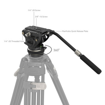 SmallRig 4165 DH10 Heavy-Duty Video Head