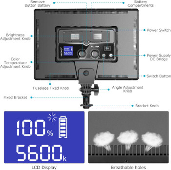 NEEWER NL-288A 40W Bi-color Slim Softpad LED Panel Light