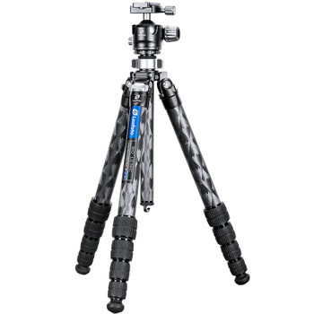 Leofoto LQ-365C+LH-47 Mr.Q  series Carbon Fibre 5-section Twist Lock Tripod with Centre column