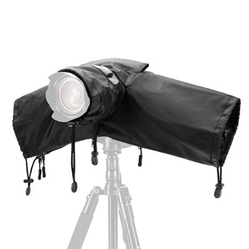 JJC RC-SBK Camera Rain Cover- Black (Fits 1 Mirrorless Camera with Lens ≤ W180 x H140 x D230mm)