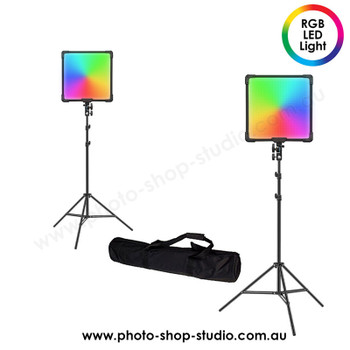  Godox 2x FH50R 62Ws RGB Flexible LED Two Light Kit (2500K-10000K)