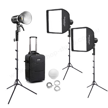 Godox 3x ML60 60W Compact Portable AC/DC LED Video Lighting Kit