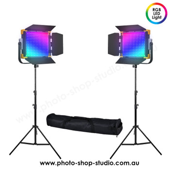 Godox 2x LD75R 75W RGB  Video Two LED Light Kit