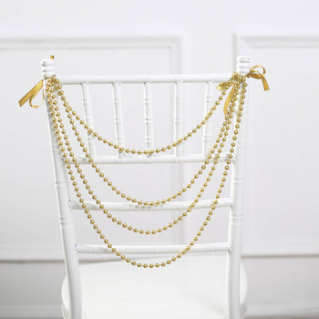 2.4m Gold Colour Beads Clearance