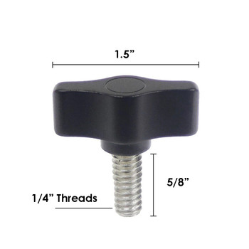 Jinbei Light stand Replacement 1/4" Locking Screw ( 2 pcs )