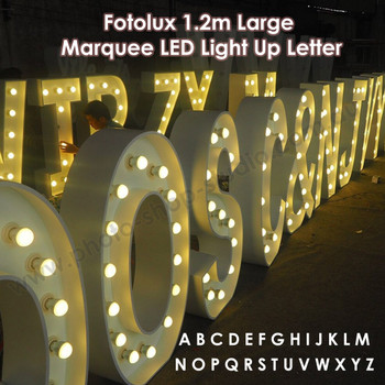 Fotolux 1.2m Large Marquee LED Light Up Letter