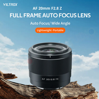  Viltrox AF 20mm F2.8 Z  Auto Focus Wide Angle Lens for Nikon Z-Mount