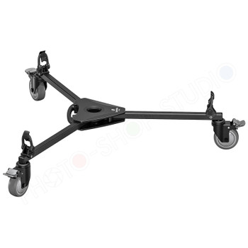 Leofoto DY-100 Video Tripod Light Stand Dolly with 3 Castor Wheels