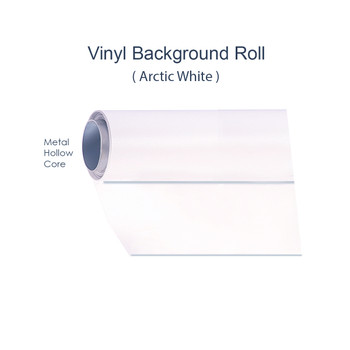 Fotolux Vinyl Heavy Duty Background Roll (2m wide x 5m Long) - White colour