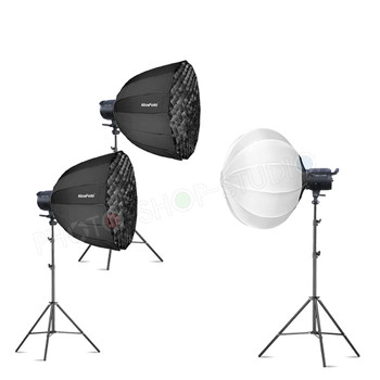 Nicefoto 3x HC-1000BII 100W AC Power LED Video Lighting Kit (3 Lights) 