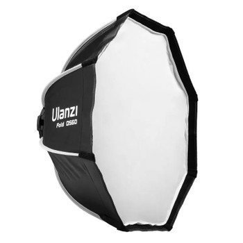 Ulanzi L068 DS60 60cm Quick Fold Flat-Pack Octa Softbox with Grid (Mini Bowens Mount)