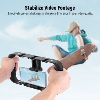 NEEWER A104 Smartphone Video Rig (Clamp Range : 55-100mm) NEEWER A104 Smartphone Video Rig (Clamp Range : 55-100mm)
