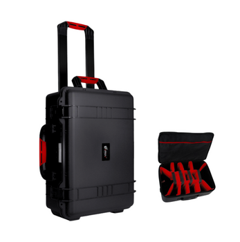 Eirmai R601 Hard Case Trolley with Divider Bag (Black)