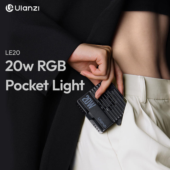 Ulanzi LE20 L090 20W RGB Pocket Video Light