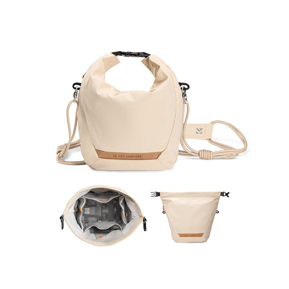 K&F Concept KF13.168V1 5L Urban Wander U11 Camera Sling Bag (Beige)