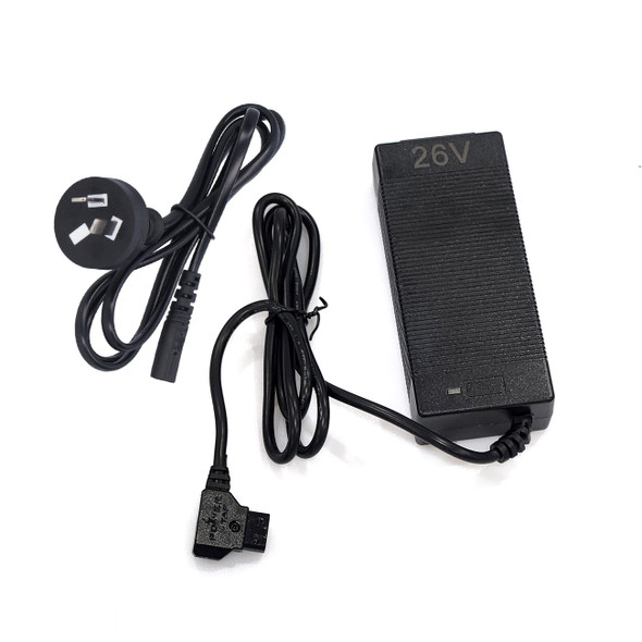 Fotolux FOT-26VVMBC 26V V-mount Battery AC-DC D-Tap Charger  