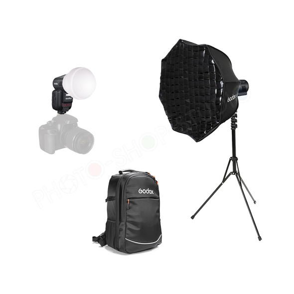 Godox V100 + AD300Pro Two Portable Flash Kit 