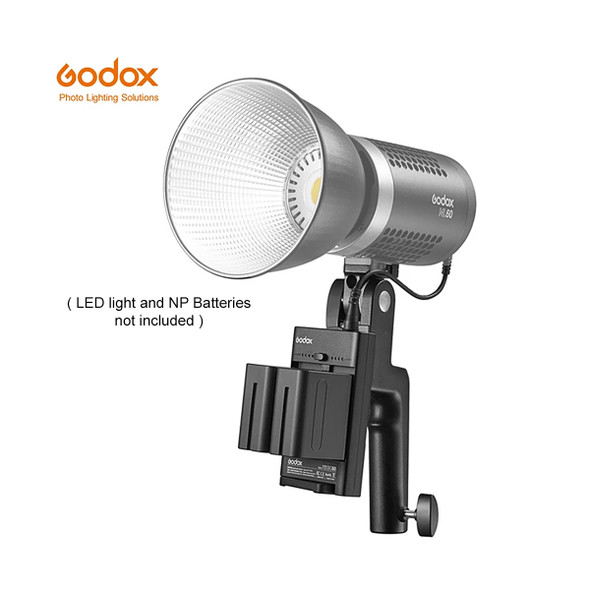 3 x Godox ML-AK Kit with handle and NP Battery Plate BC60