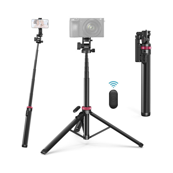 Ulanzi MT-78 T077GBB1 Extendable Tripod with Cold Shoe for Smartphone and Camera 