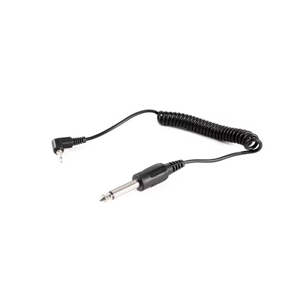 Fotolux 3.5mm Male to Studio Flash 6.5mm Male Jack Coiled Cable (20cm)