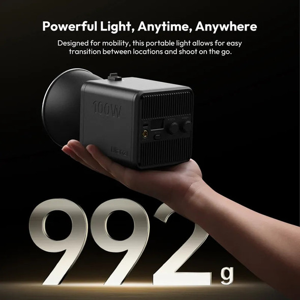Ulanzi L171 ML100Bi 100W Bi-Color COB Portable LED Video Light (2700K-6500K) with Built-In Battery  -Mini Bowens Mount 