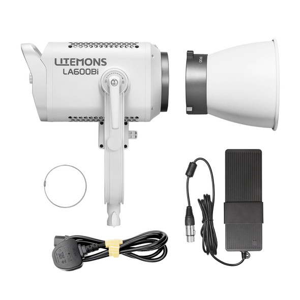  Godox Litemons LA600Bi 600W Bi-color LED Light (2800K-6500K) (White Version)  