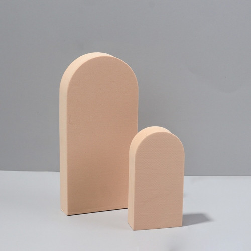 Fotolux 2x Door Combo Geometric Cube Photography Background Shooting Foam Props Decoration (Beige)