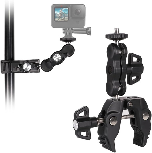 Fotolux SC60 Super Clamp with Double Ball Head Magic Arm