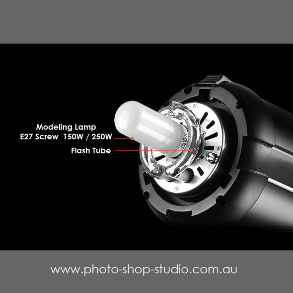 Godox E27 250W AC220-240V Modeling Lamp for QS- SK- & MS- Studio Flash