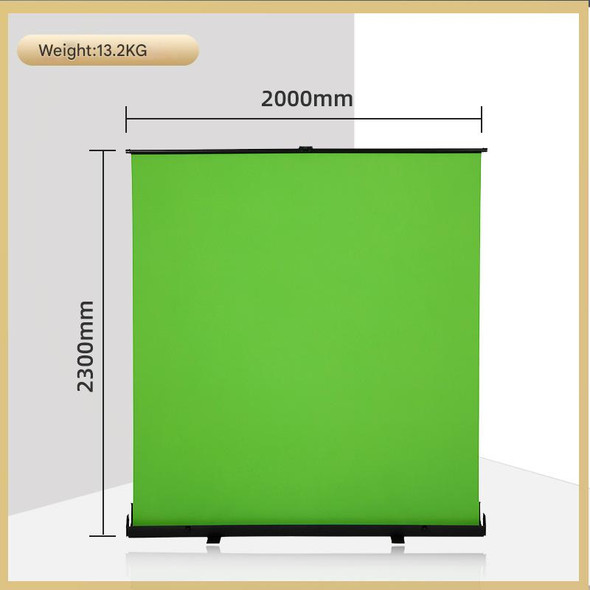Fotolux DH-DL688 GREEN Portable Pull Up Backdrop (2m W x2.3m H)