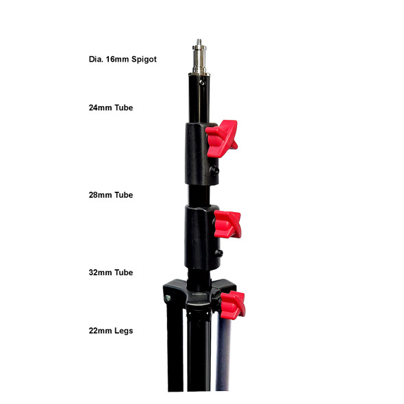 Fotolux SR-SL260 Standard Size Light Stand 2.6m tall 